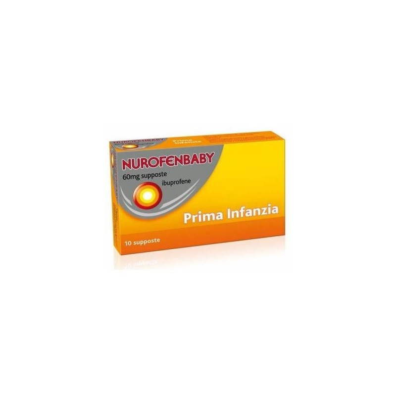 Reckitt Benckiser H. Nurofenbaby 60 Mg Supposte Prima Infanzia Ibuprofene