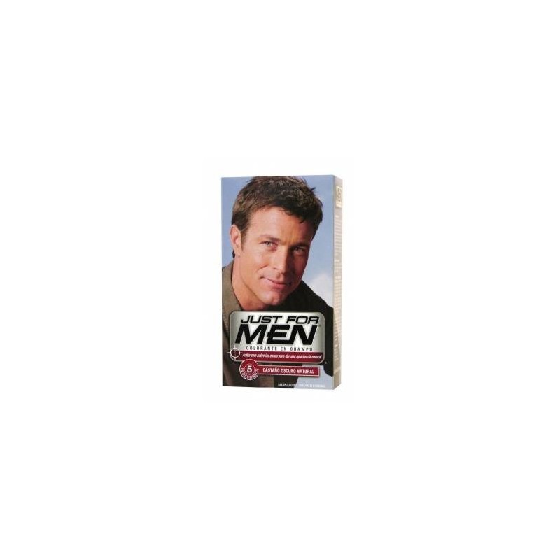 Combe Italia Just For Men Shampoo Colorante H45 Castano Scuro Attivatore Chiaro 38,5 Ml + Base Colore 27,5 Ml