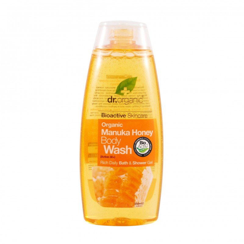 Optima Naturals Dr Organic Manuka Honey Miele Di Manuka Body Wash Detergente Corpo 250 Ml