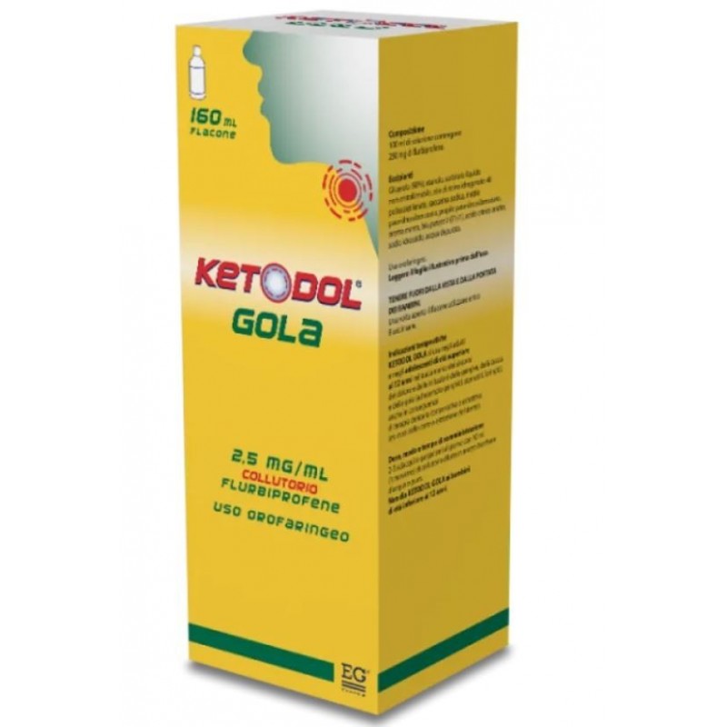 Epifarma Ketodol Gola 2,5 Mg/ml Collutorio Flurbiprofene