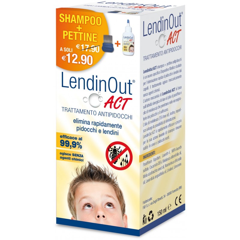 F&f Lendinout Act Antipidocchi 150 Ml