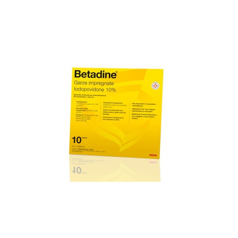 Viatris Healthcare Limited Betadine 10% Garze Impregnate Iodopovidone
