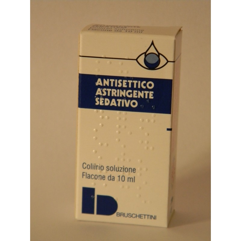 Bruschettini Antisettico Astringente Sedativo Collirio, Soluzione Zinco Solfofenato, Sulfacetamide Sodica, Nafazolina Cloridrato