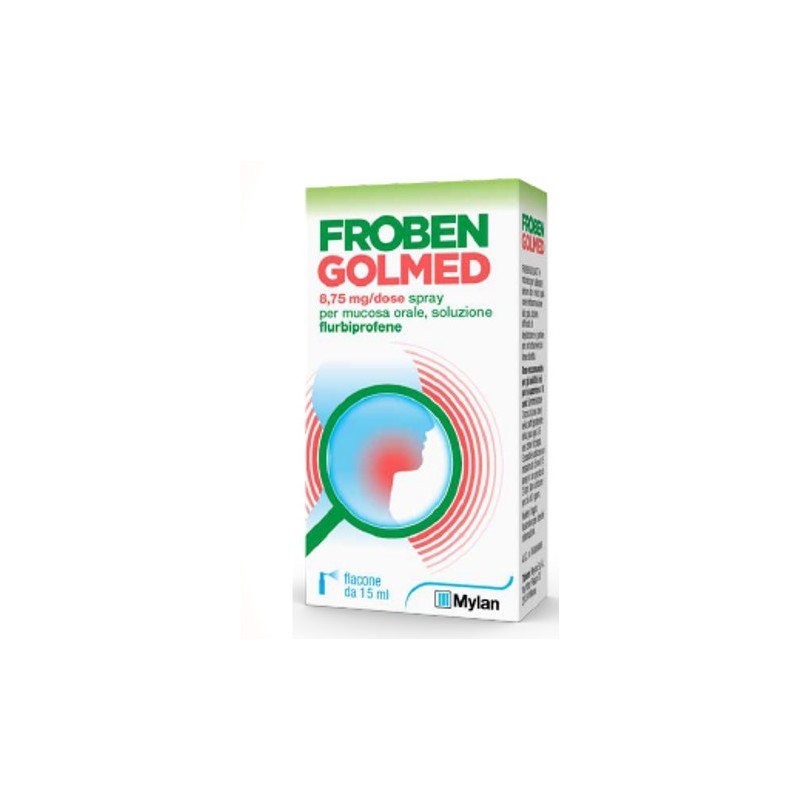 Mylan Frobengolmed 8,75 Mg/dose Spray Per Mucosa Orale, Soluzione Flurbiprofene