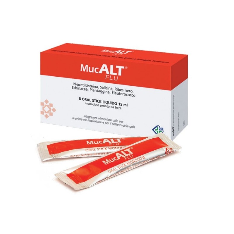 Ddfarma Mucalt Flu 8 Oral Stick Monodose