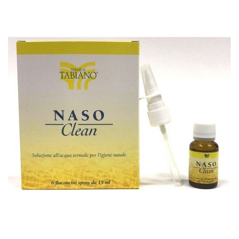 Terme Di Salsomagg. Tabiano Soluzione Per Irrigazione Nasale Spray Nasoclean 6 Flaconcini 15ml