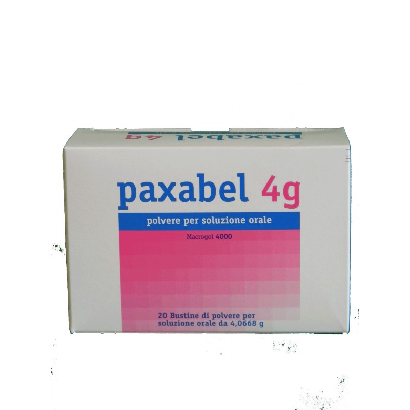 Ipsen Consumer Healthcare Paxabel 4 G, Polvere Per Soluzione Orale In Bustina Macrogol 4000