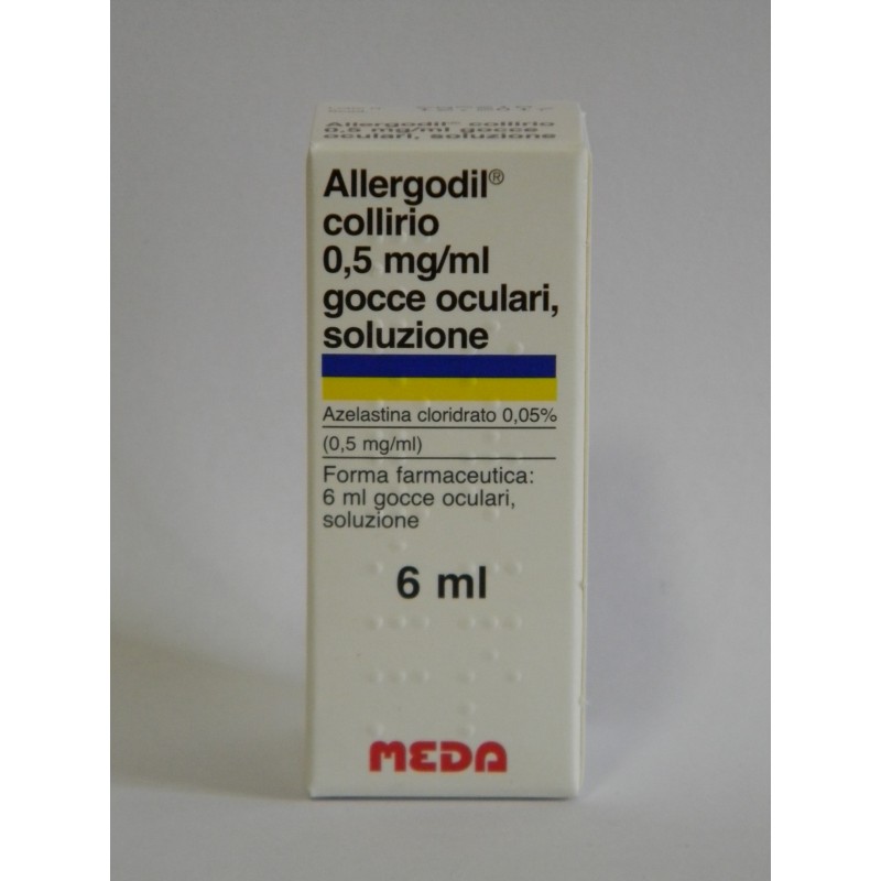 Viatris Healthcare Limited Allergodil 0,5 Mg/ml Collirio, Soluzione Azelastina Cloridrato