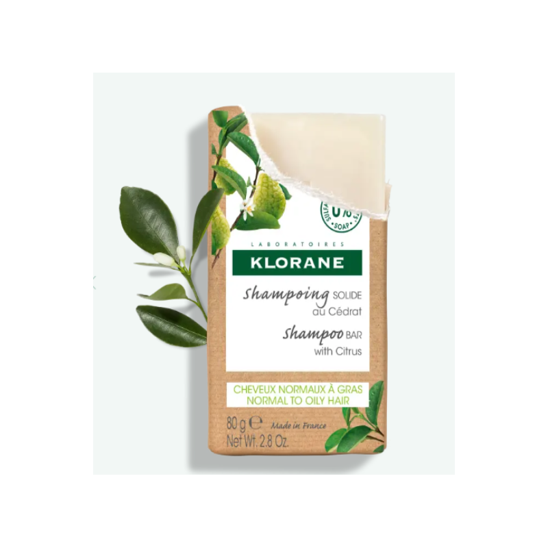 Klorane Shampoo Solido Cedro 80 G