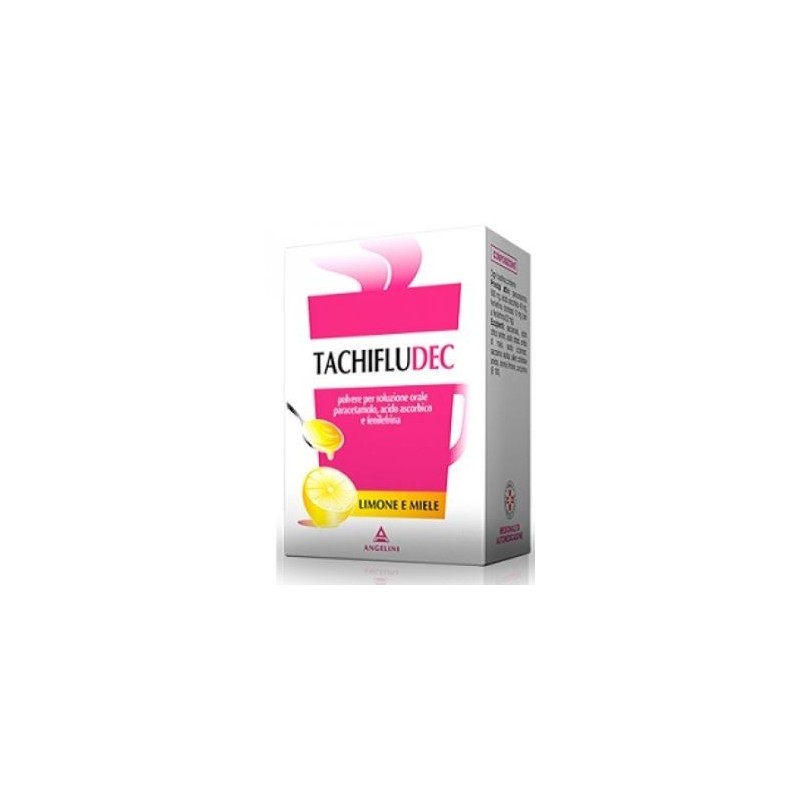 Angelini Pharma Tachifludec Polvere Per Soluzione Orale Gusto Limone Tachifludec Polvere Per Soluzione Orale Gusto Limone E Miel