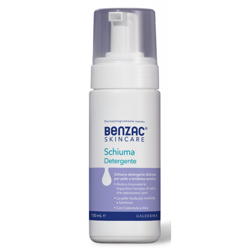 Galderma Italia Benzac Skincare Schiuma Detergente 130 Ml