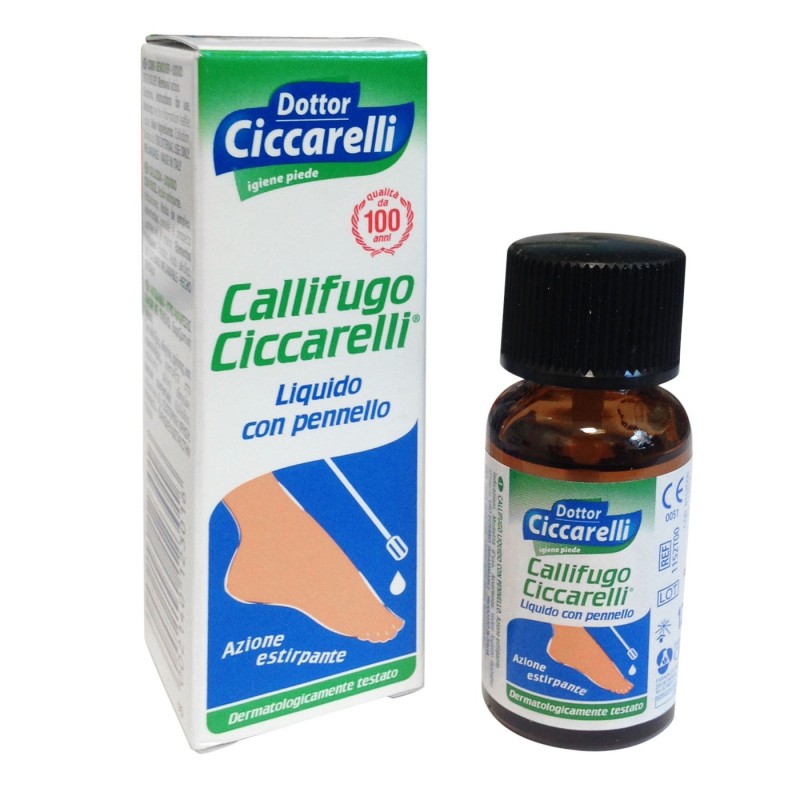 Farmaceutici Dott. Ciccarelli Callifugo Ciccarelli Liquido Con Pennello Per Rimozione Callli 12 Ml