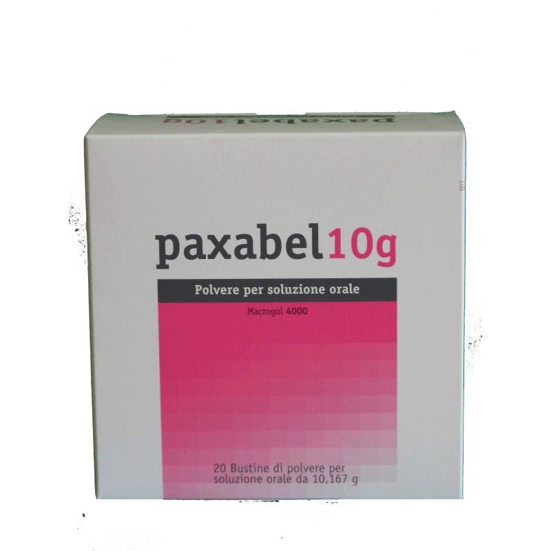 Ipsen Consumer Healthcare Paxabel 10 G, Polvere Per Soluzione Orale In Bustina Macrogol 4000