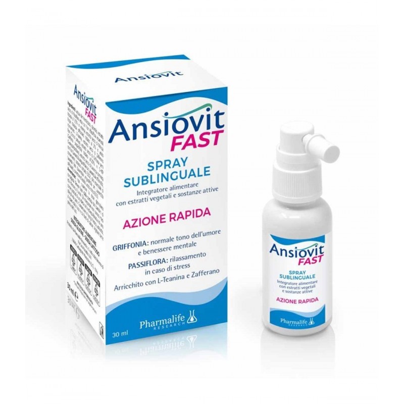 Pharmalife Research Ansiovit Fast Spray Sublinguale 30 Ml