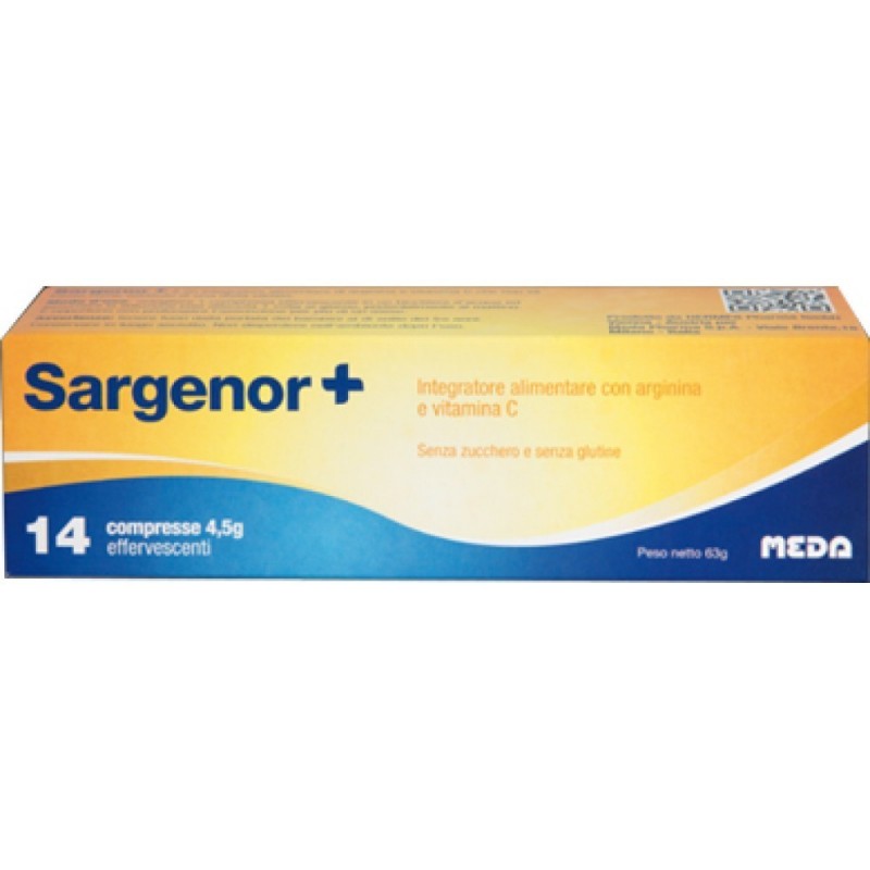 Meda Pharma Sargenor Plus 14 Compresse Effervescenti
