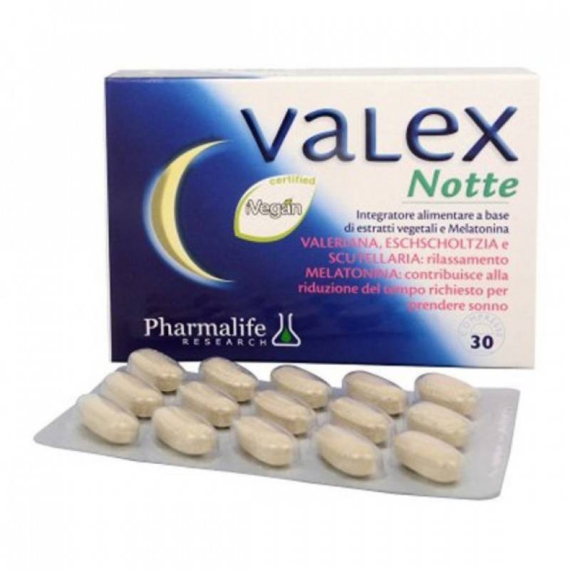 Pharmalife Research Valex Notte 30 Compresse