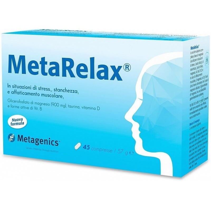 Metagenics Belgium Bvba Metarelax New 45 Compresse