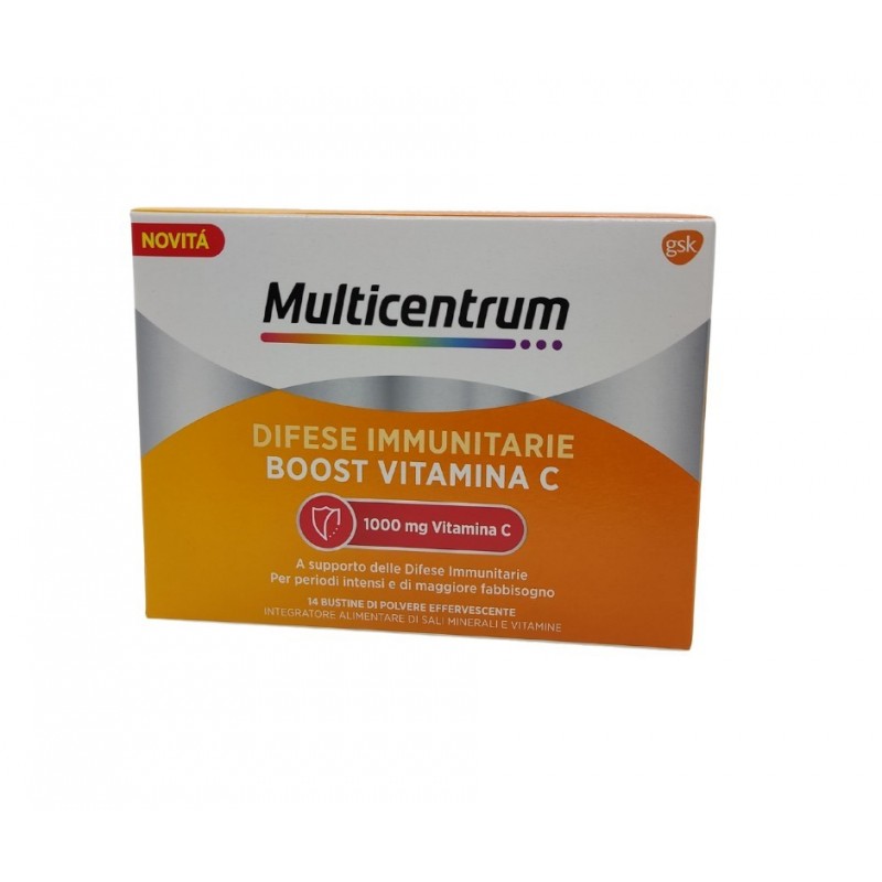 Haleon Italy Multicentrum Difese Immunitarie Boost Vitamina C 14 Bustine