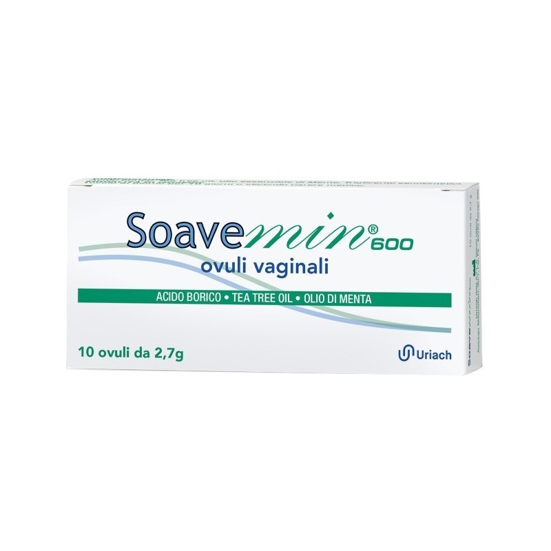 Uriach Italy Soavemin 600 10 Ovuli Vaginali