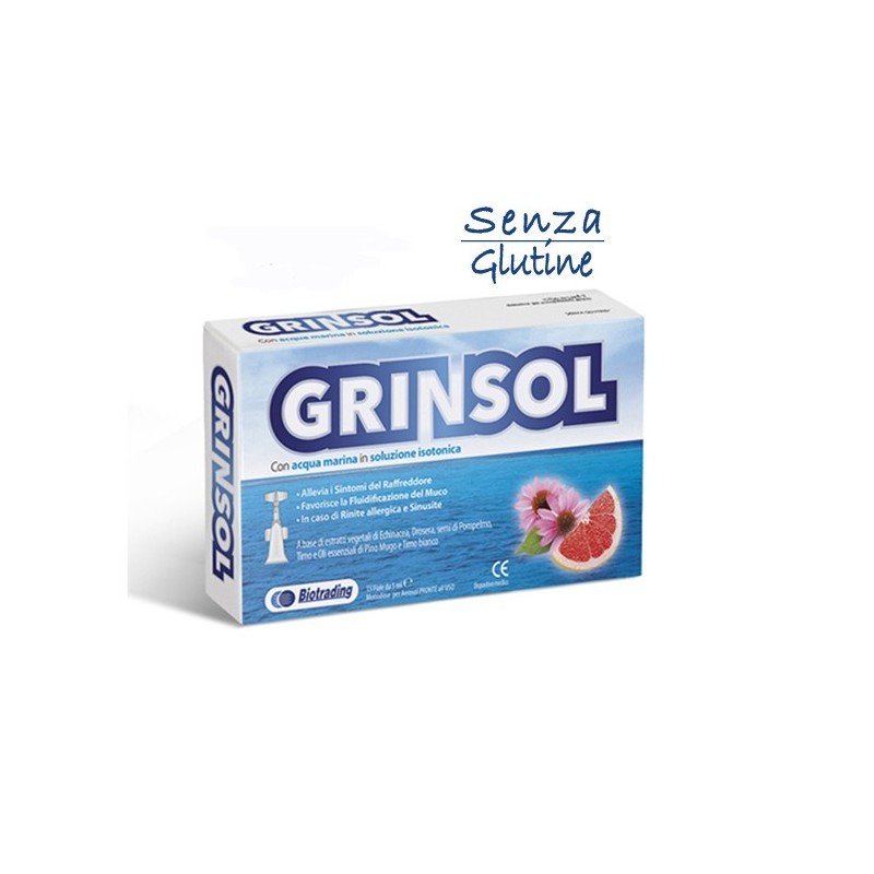 Biotrading Unipersonale Grinsol 15 Fiale X 5 Ml