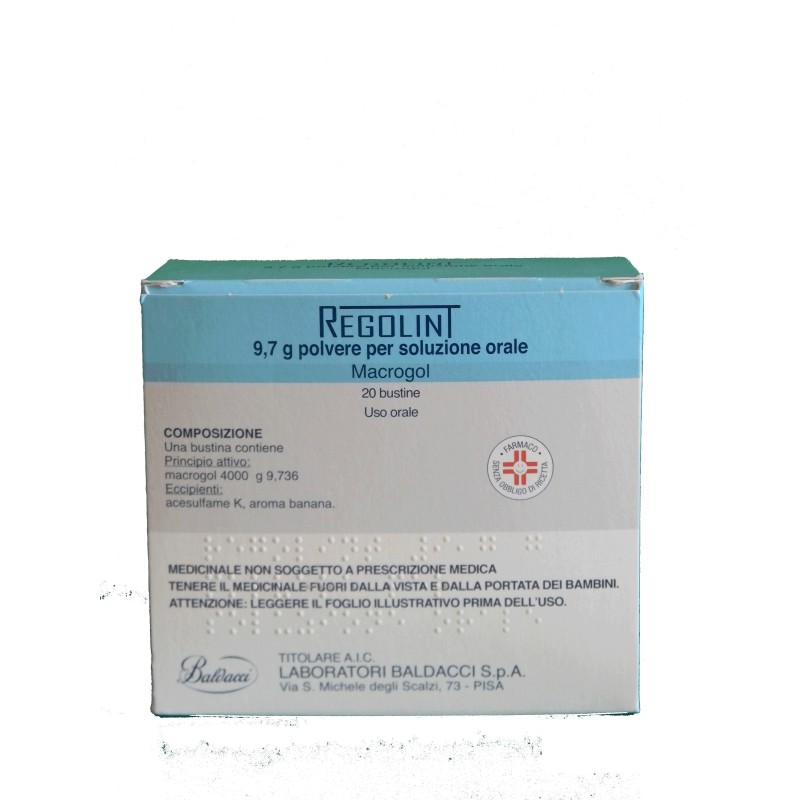 Laboratori Baldacci Regolint 9,7 G Polvere Per Soluzione Orale Macrogol 4000