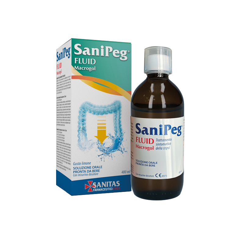 Sanitas Farmaceutici Sanipeg Fluid Macrogol 480 Ml