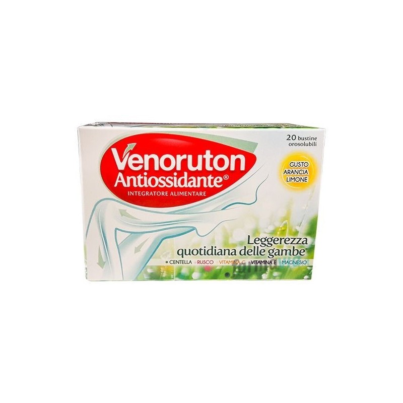 Eg Venoruton Antiossidante 20 Bustine Orosolubili Monodose
