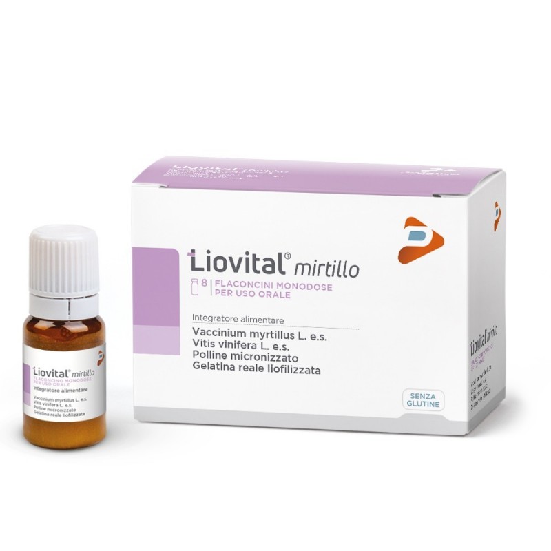 Pharma Line Liovital Mirtillo 8 Flaconcini 10 Ml