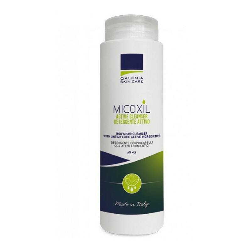 Galenia Biotecnologie Micoxil Active Cleanser Detergente Per Corpo E Capelli Ph 4,5 250 Ml