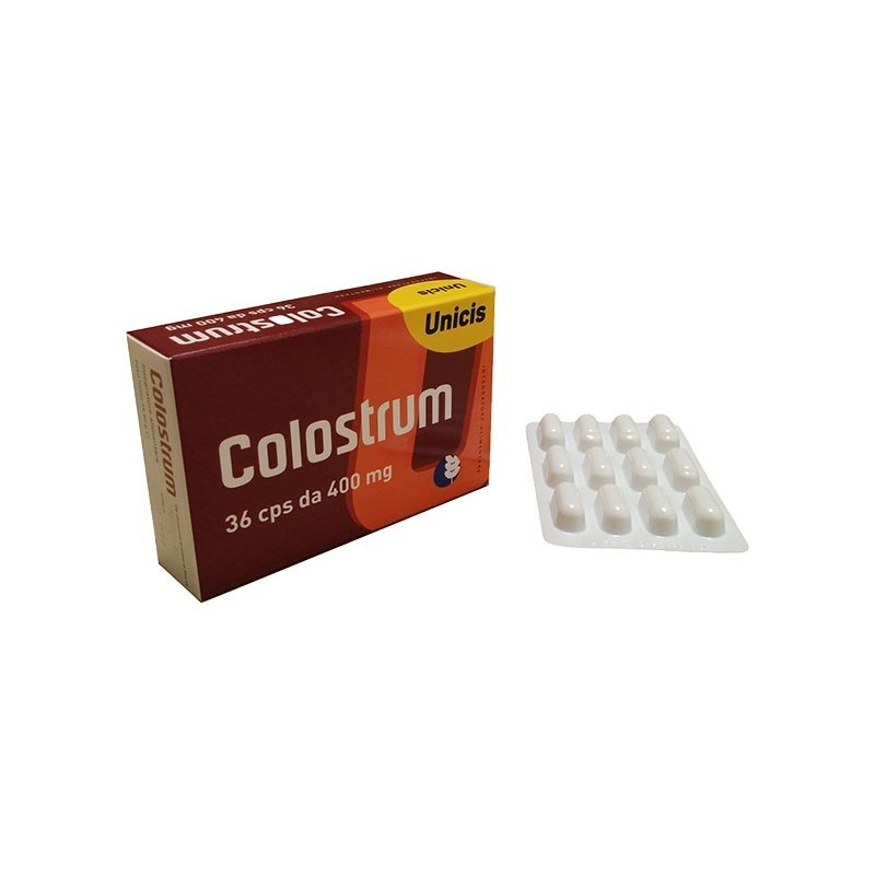 Biogroup Societa' Benefit Colostrum Unicis 36 Capsule 400 Mg