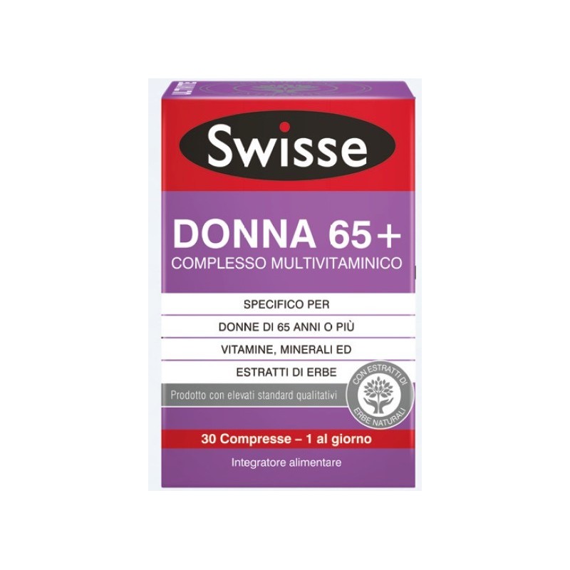 Health And Happiness It. Swisse Donna 65+ Complesso Multivitaminico 30 Compresse