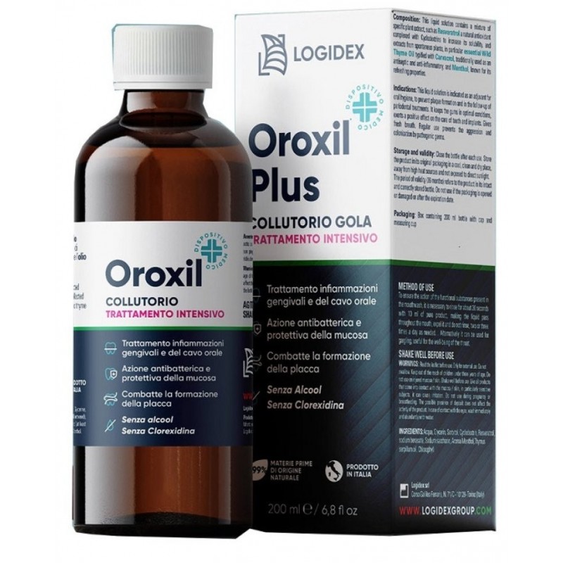 Logidex Oroxil Plus Collutorio Gola 200 Ml