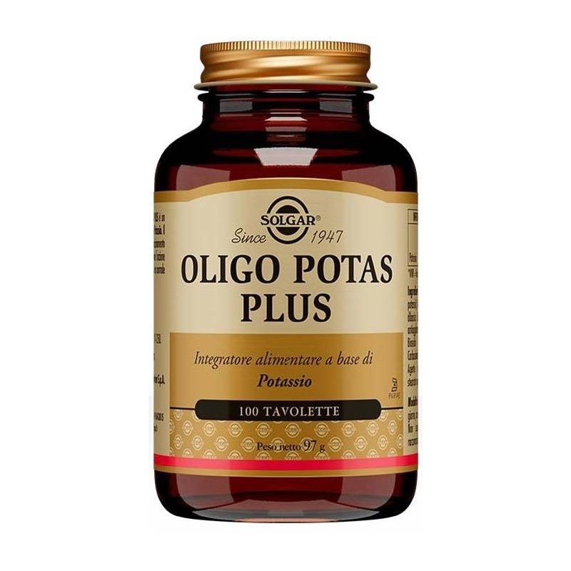 Solgar It. Multinutrient Oligo Potas Plus 100 Tavolette