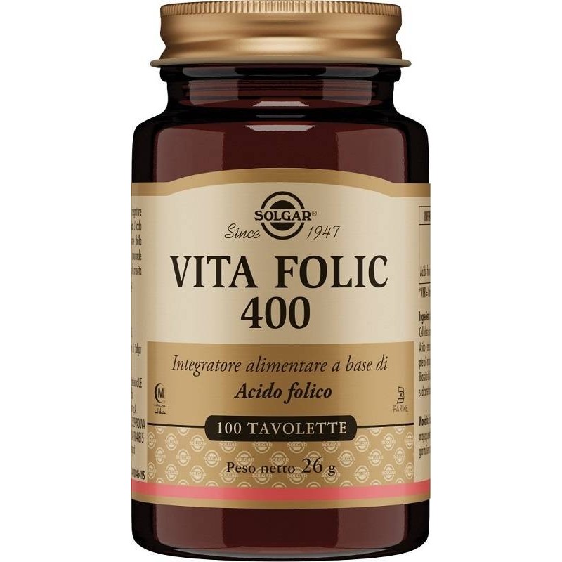 Solgar It. Multinutrient Vita Folic 400 100 Tavolette