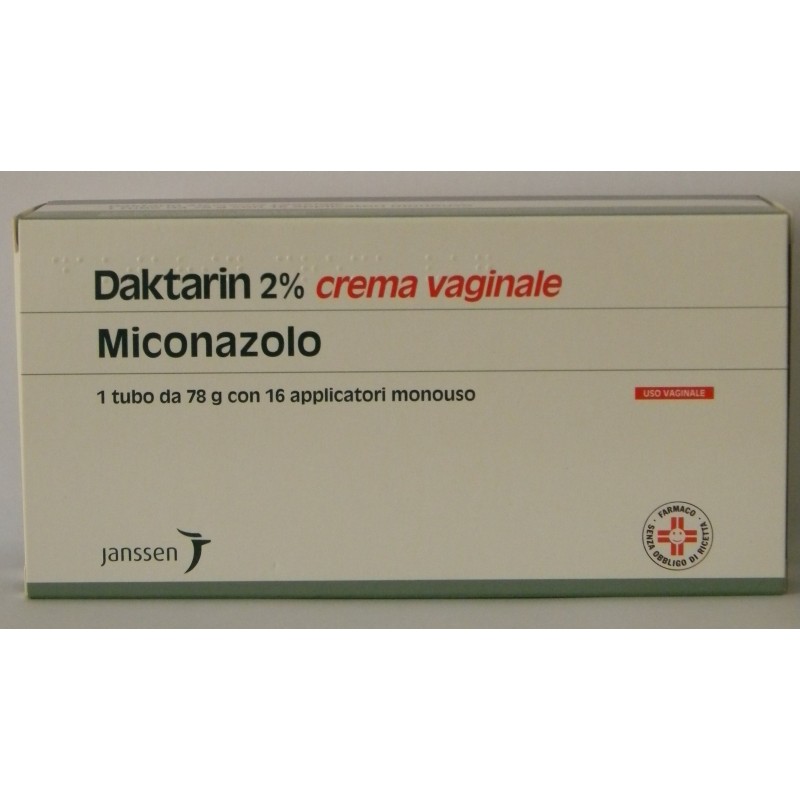 Janssen Cilag Daktarin 20 Mg/g Crema Vaginale Miconazolo Nitrato