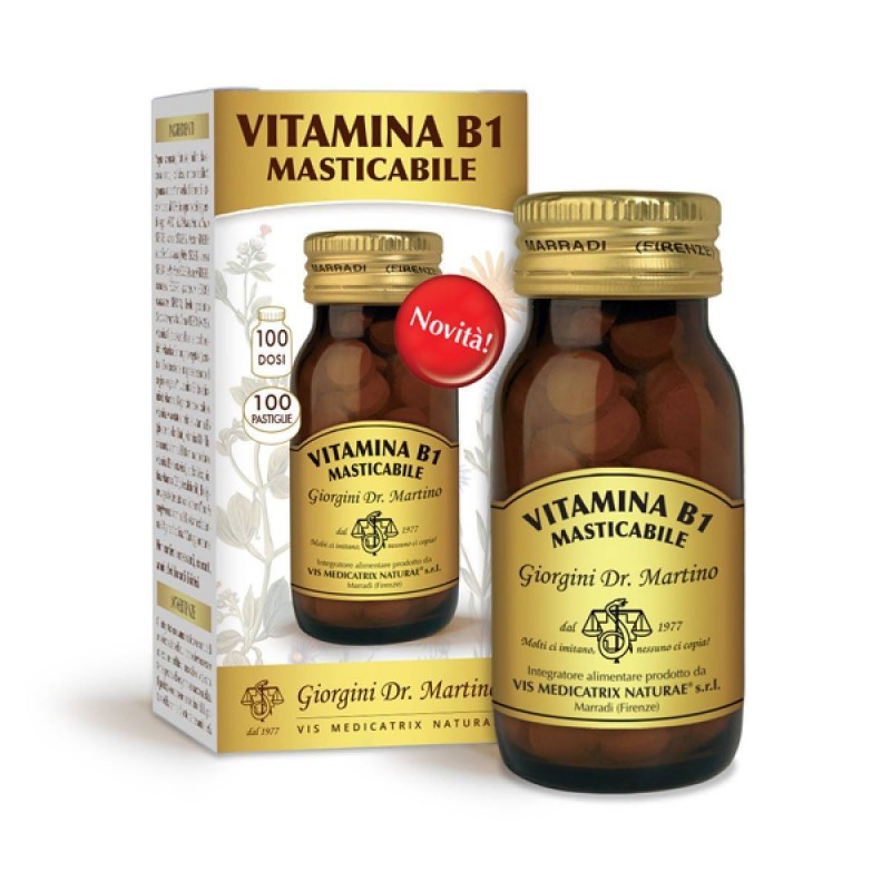 Dr. Giorgini Ser-vis Vitamina B1 Masticabile 100 Pastiglie