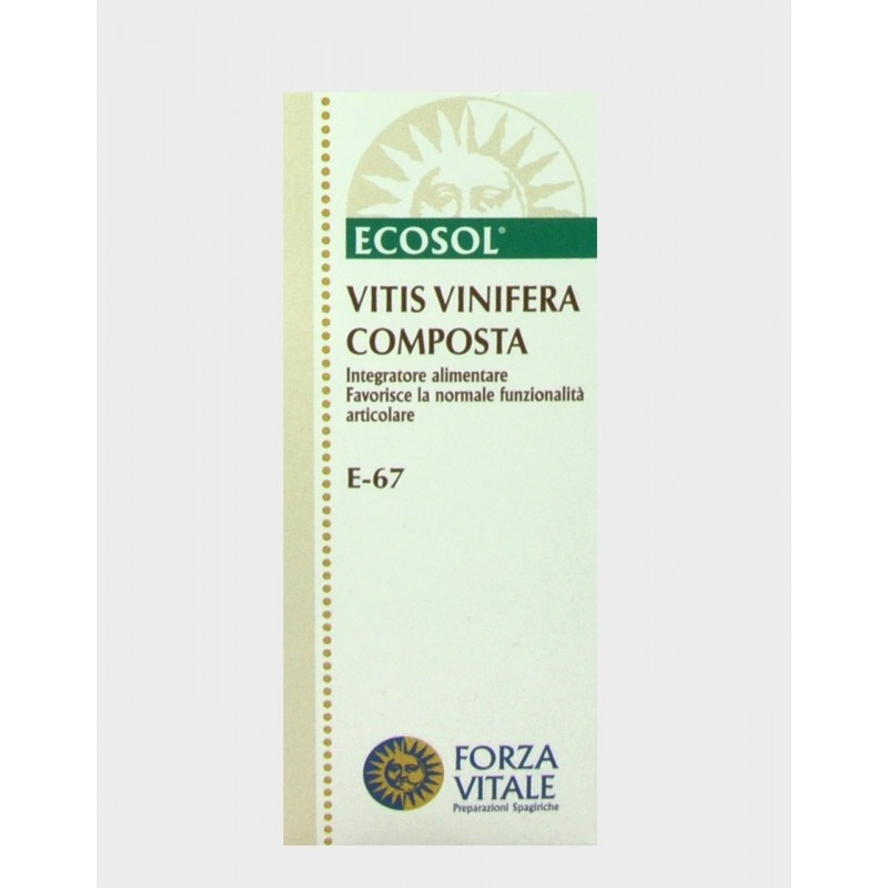 Forza Vitale Italia Ecosol Vitis Vinifera Composta Gocce 50 Ml