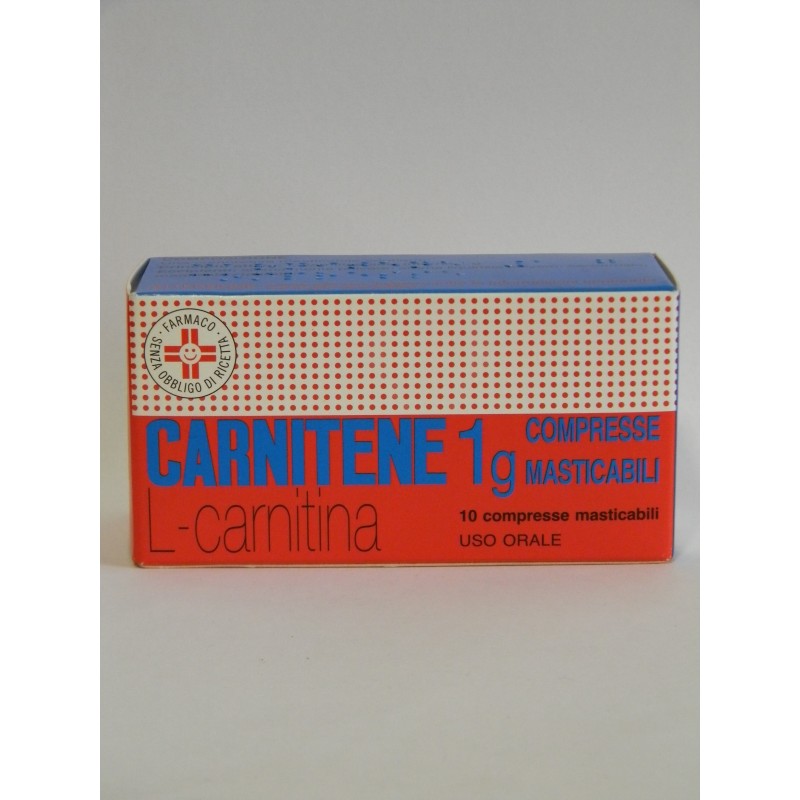 Alfasigma Carnitene 1 G/10 Ml Soluzione Orale Carnitene 1,5 G/5 Ml Soluzione Orale Carnitene 1 G Compresse Masticabili L-carniti