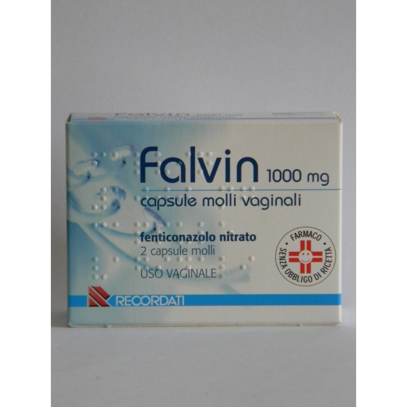 Recordati Falvin 1000 Mg Capsule Molli Vaginalifenticonazolo Nitrato