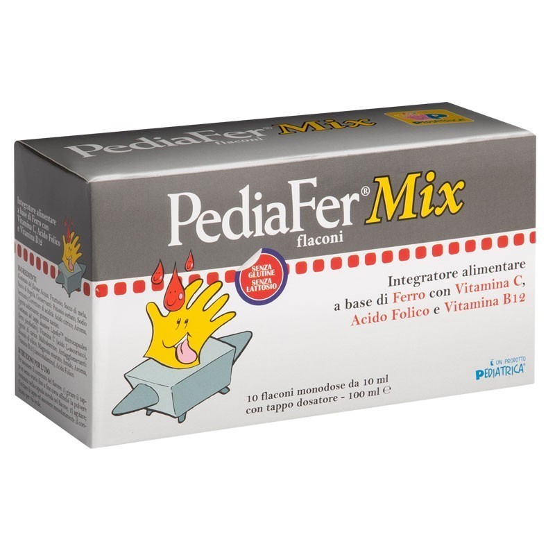 Pediatrica Pediafer Mix 10 Flaconi Da 10 Ml