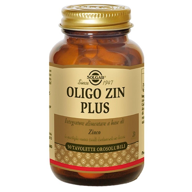 Solgar It. Multinutrient Oligo Zinco Plus 50 Tavolette Masticabili