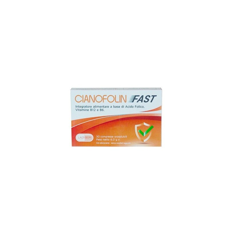 Laerbium Pharma Cianofolin Fast 30 Compresse Sublinguale