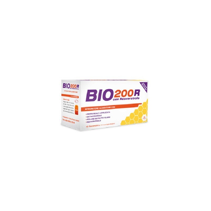 Amp Biotec Bio200 R Resveratrolo 10 Flaconcini 10 Ml