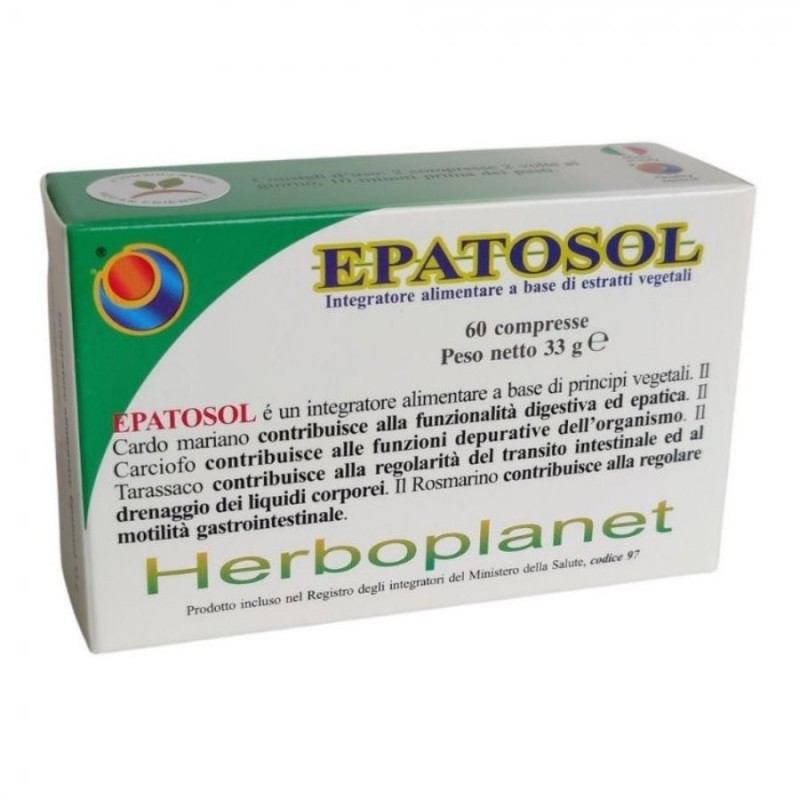 Herboplanet Epatosol 60 Compresse