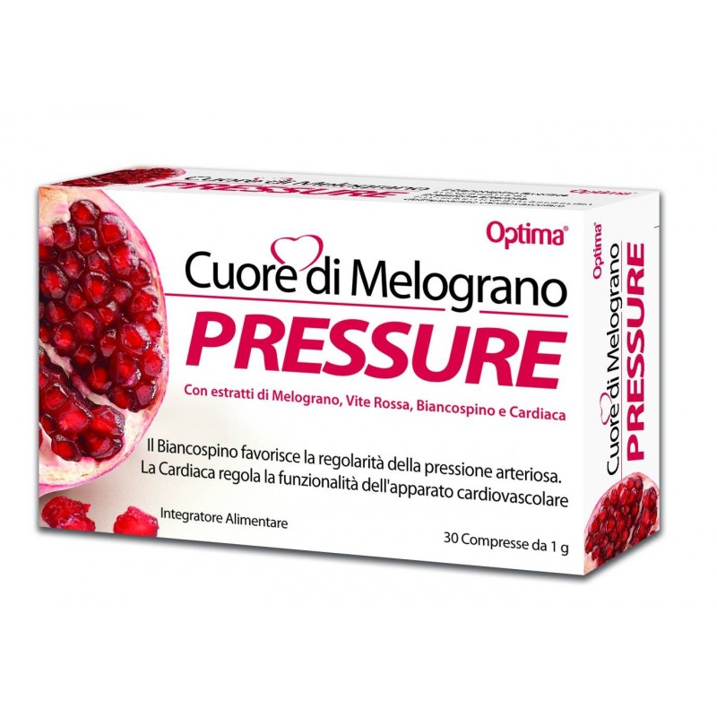 Optima Naturals Cuore Di Melograno Pressure 30 Compresse 1 G