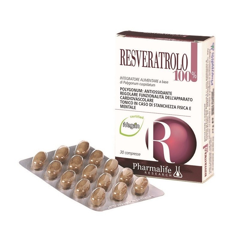 Pharmalife Research Resveratrolo 100% 30 Compresse