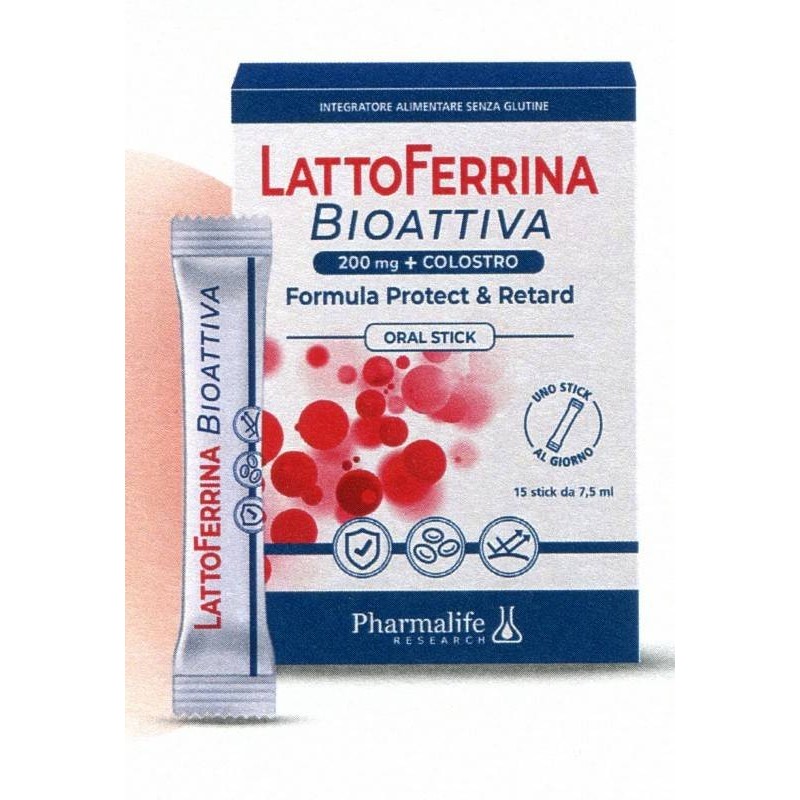 Pharmalife Research Lattoferrina Bioattiva 15 Stick 7,5 Ml