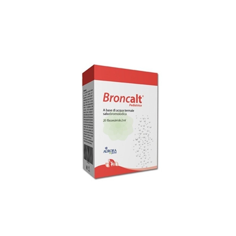 Aurora Biofarma Broncalt Strip Pediatrico Soluzione Irrigazione Nasale 20 Flaconcini Da 2 Ml