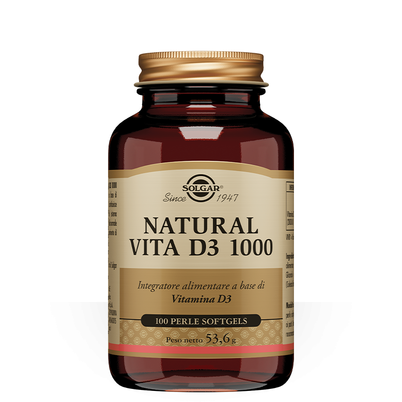 Solgar It. Multinutrient Natural Vita D3 1000 100 Perle Softgel