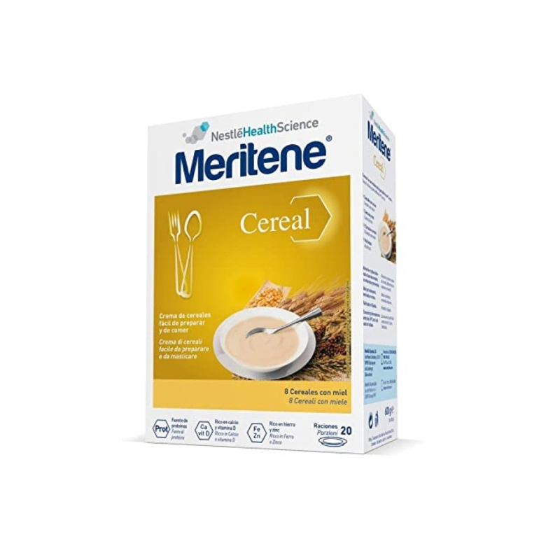 Nestle' It. Meritene Cereal Instant 8 Cereali E Miele 2x300 G